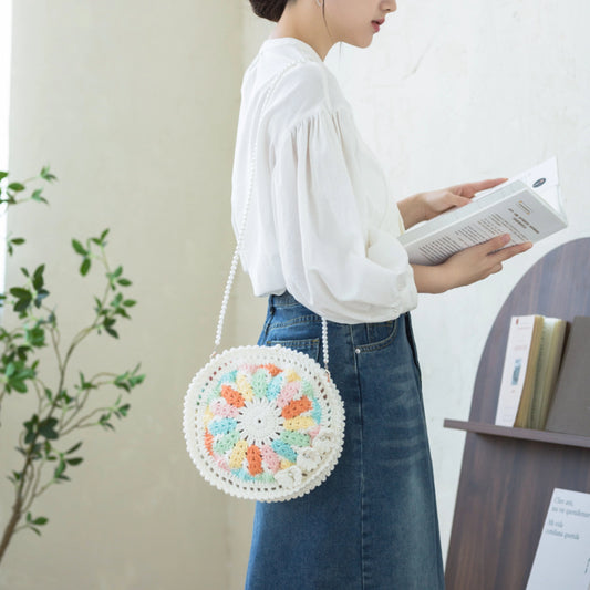 Round Kaleidos Crochet Yarn Kit