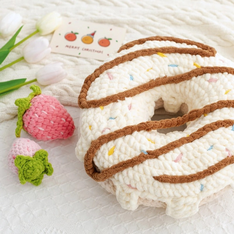 Donut Cushion Crochet Yarn Kit