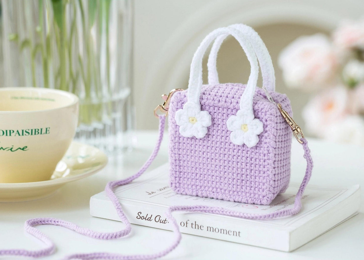 Flower Mini Bag Crochet Yarn Kit