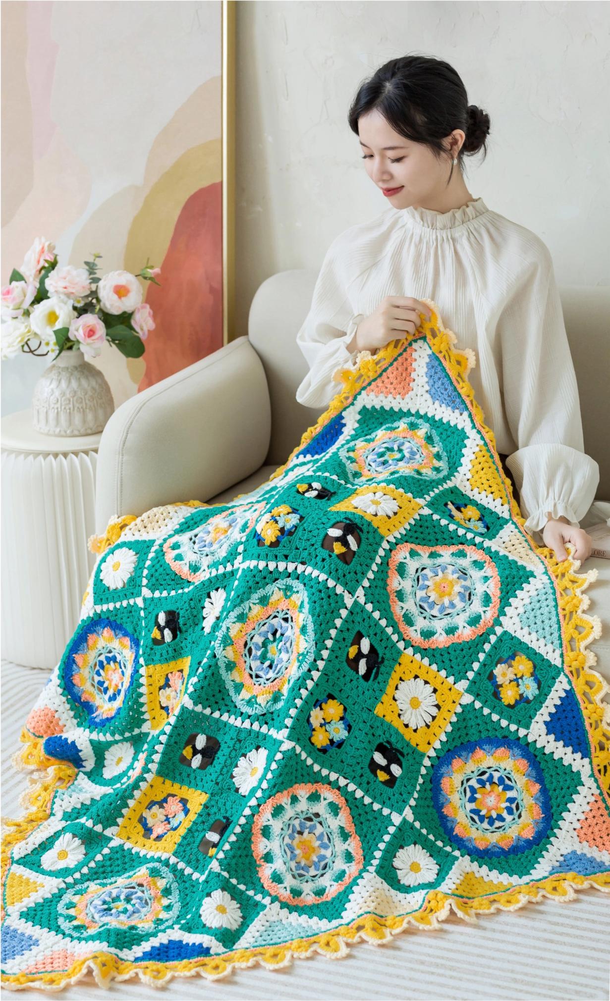 Secret Garden Blanket Crochet Pattern