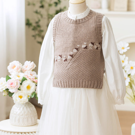 Modèle de tricot de gilet en gland