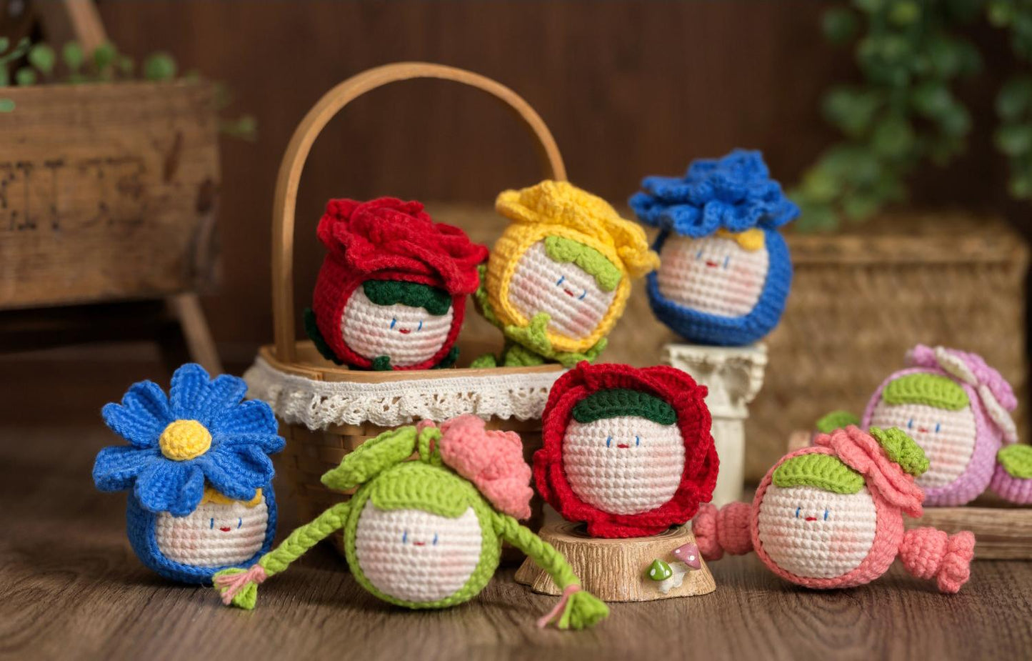 Floral Dango Crochet Pattern
