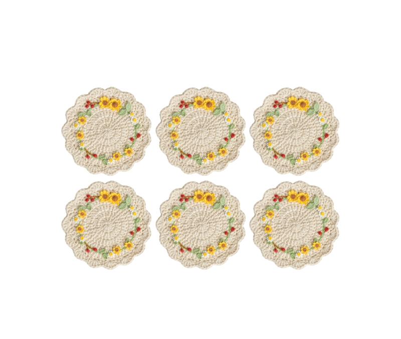 Pastorale Coaster Digital Crochet Pattern