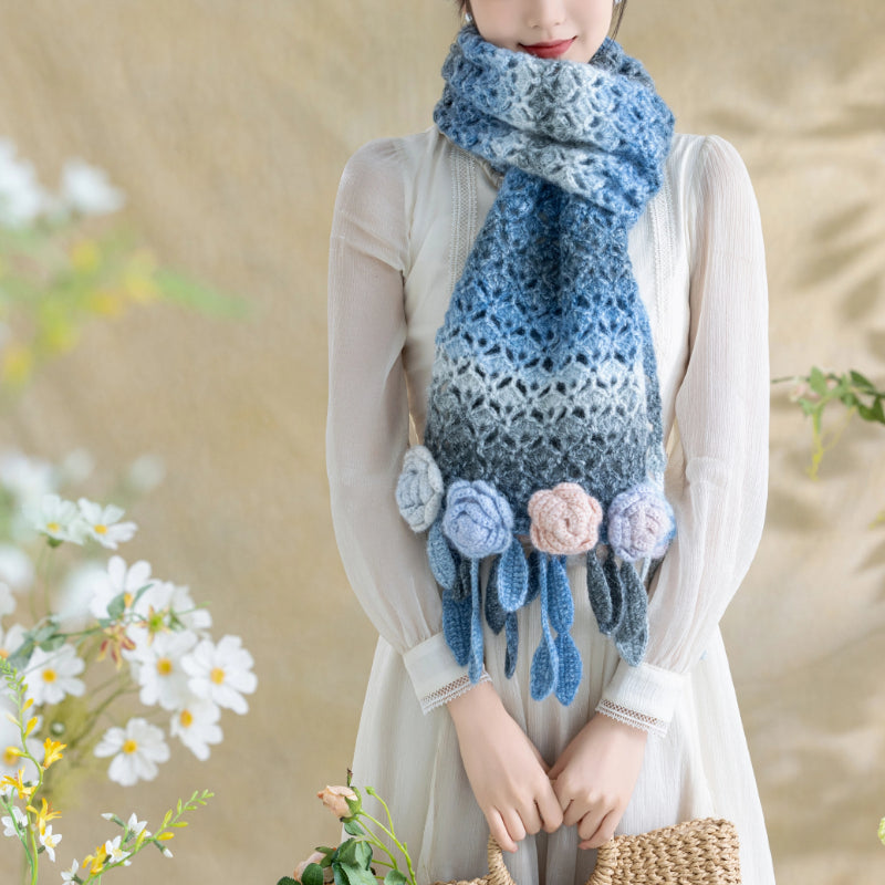 Winter Love Scarf Crochet Pattern