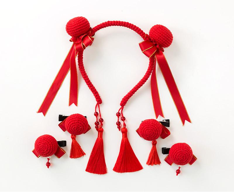 Fortune Barrettes Crochet Yarn Kit