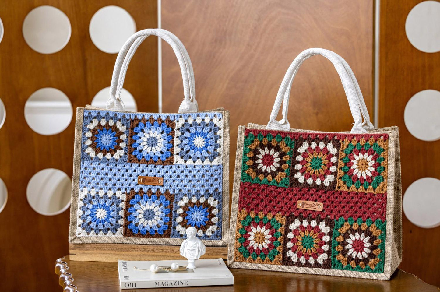 Simple Commuter Bag Crochet Yarn Kit