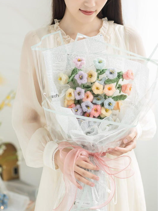 EnvyFlower Elegance Bouquet Crochet Yarn Kit