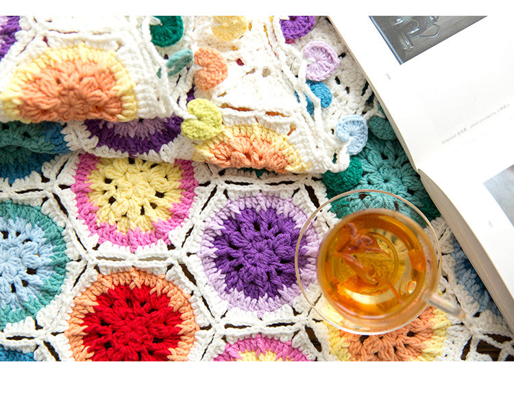 Firework Bloom Blanket Crochet Pattern
