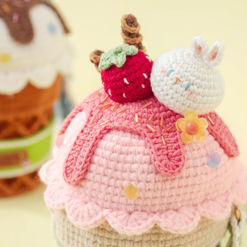 Ice-cream Cone Bag Crochet Yarn Kit