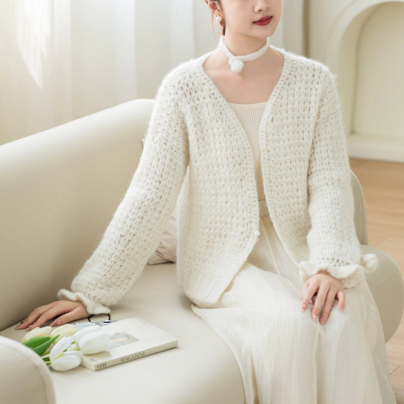 Paris Rose Cardigan Crochet Pattern