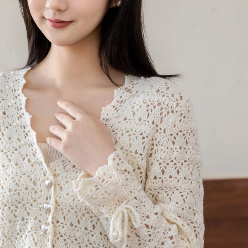 ComfortLace Cardigan Crochet Yarn Kit
