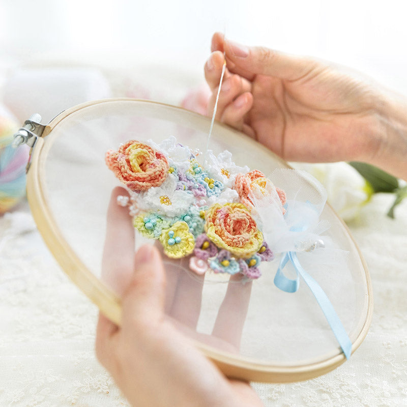 Blossoms on Frame Crochet Yarn Kit