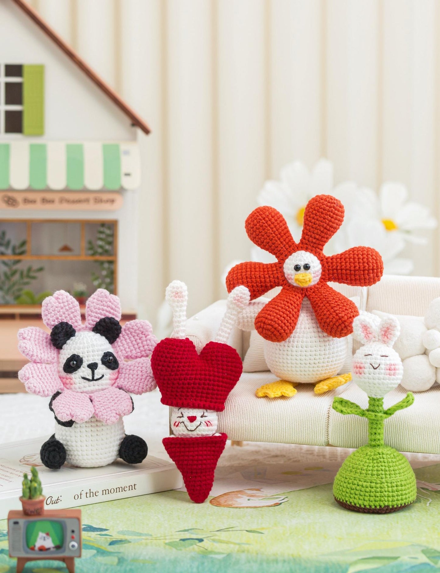 Floral Zoo Crochet Yarn Kit