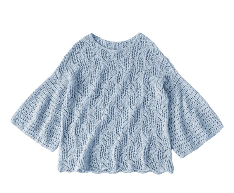 Rhiannon Bell Sleeves Top Knit Yarn Kit
