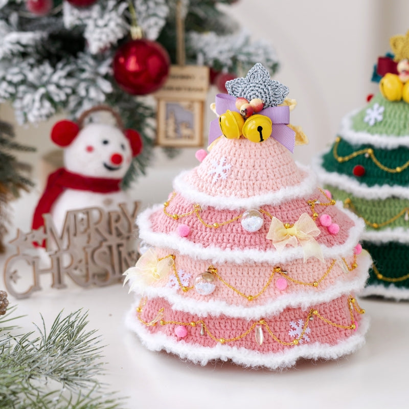 Christmas Tree Storage Box Crochet Yarn Kit | Susan's Family