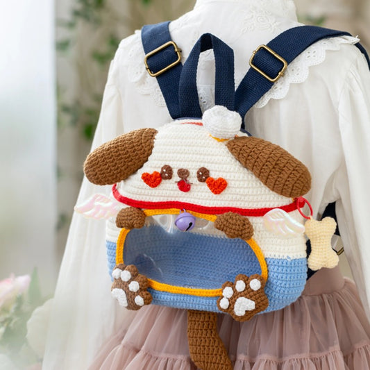 Häkelanleitung für eine Haustier-Engeltasche