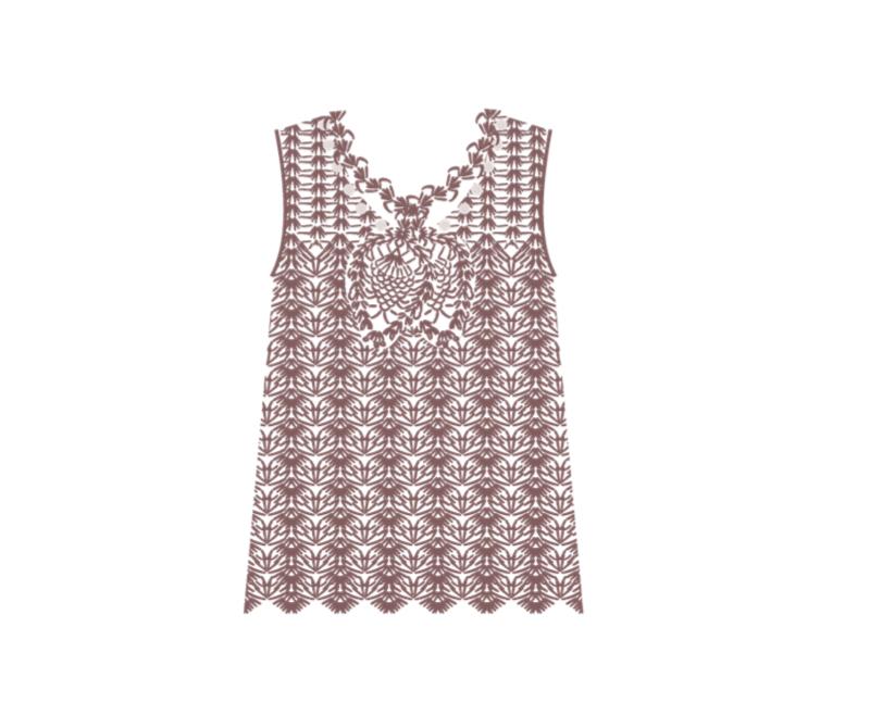 Pineapple Vest Crochet Kit