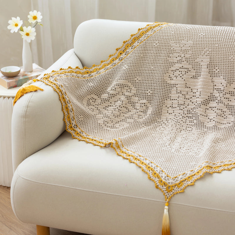 Peacock Doily Crochet yarn Kit | Chinese Aesthetics Series | Susan's Family