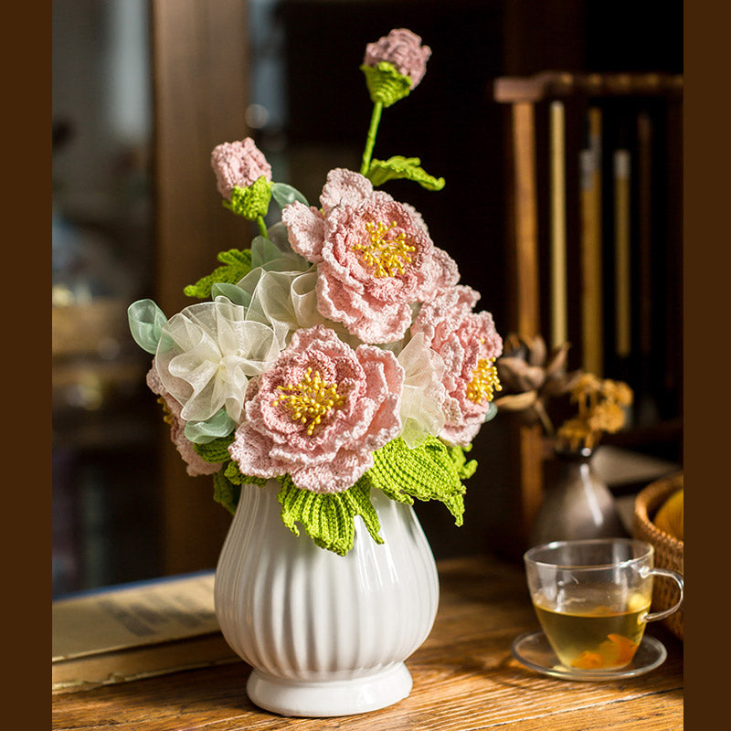 Chinese Peony Crochet Pattern