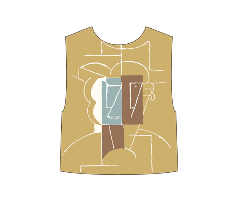 Picasso¡¯s Sketch Vest Knit Yarn Kit | Tribute to Art Series | Susan's Family