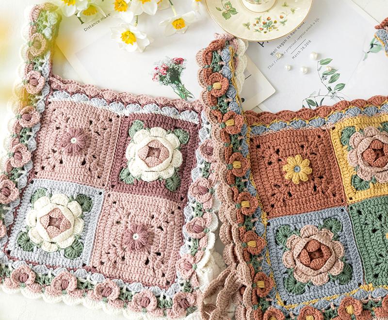 Evening Cloud Square-Collar Vest Crochet Pattern