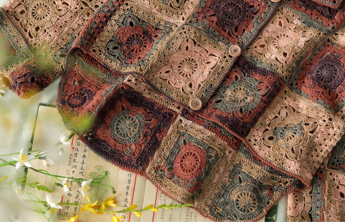 Garden Cardigan Crochet Pattern
