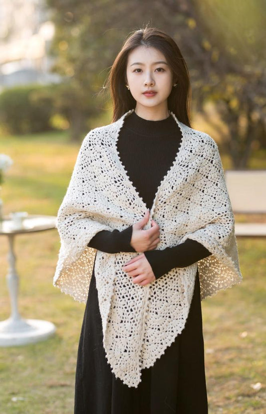 Linglong Shawl Crochet Yarn Kit