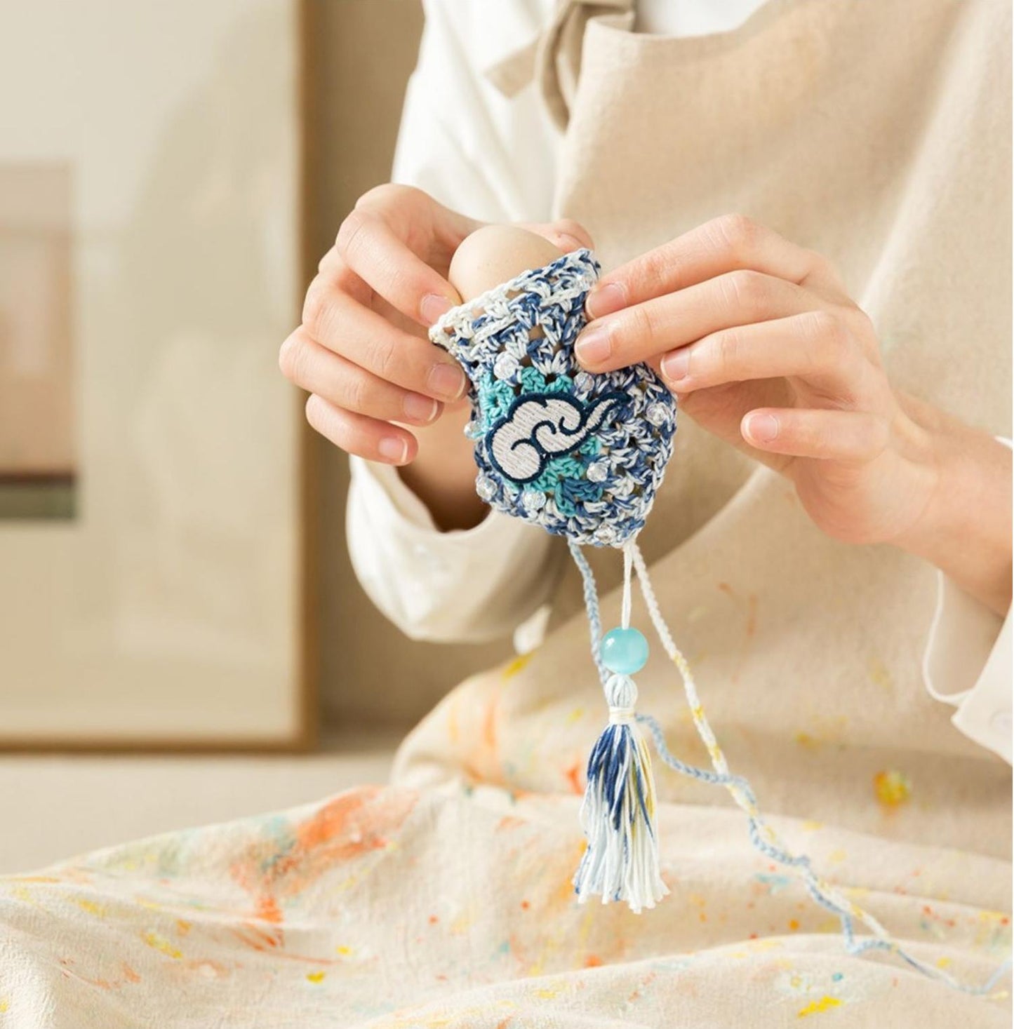 Summer Egg Pouch Crochet Pattern