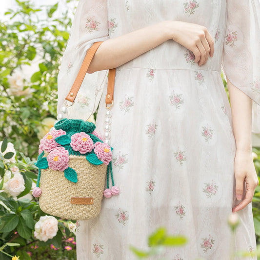 SunBask Basket Bag Crochet Yarn Kit