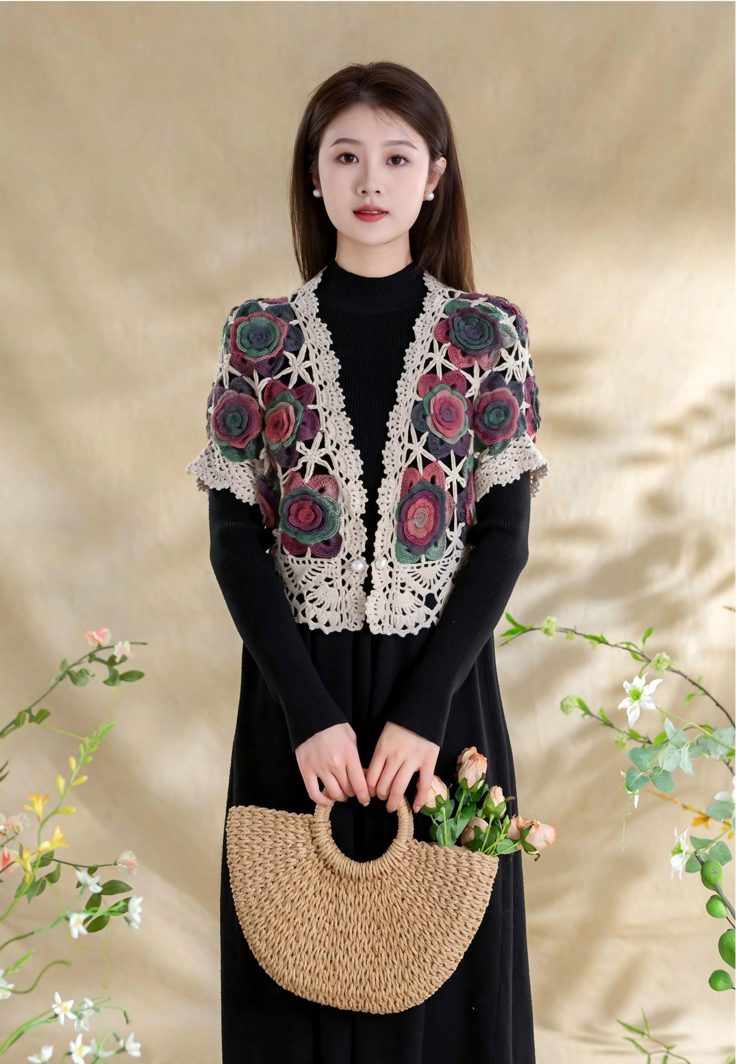 Daffodil Cardigan Crochet Pattern