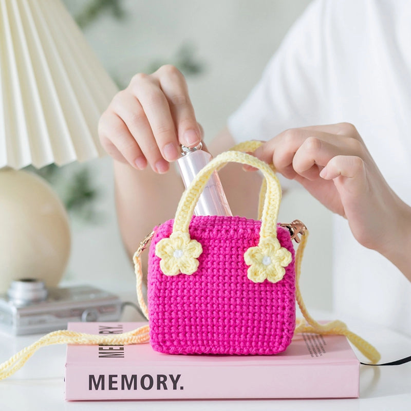 Flower Mini Bag Crochet Yarn Kit