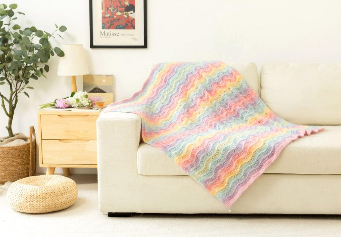 Mound Lily Blanket Knit Yarn Kit