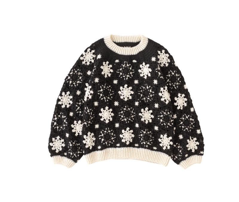 ❄Schneeflockenpullover❄ Häkelgarn-Set | Susan's Family