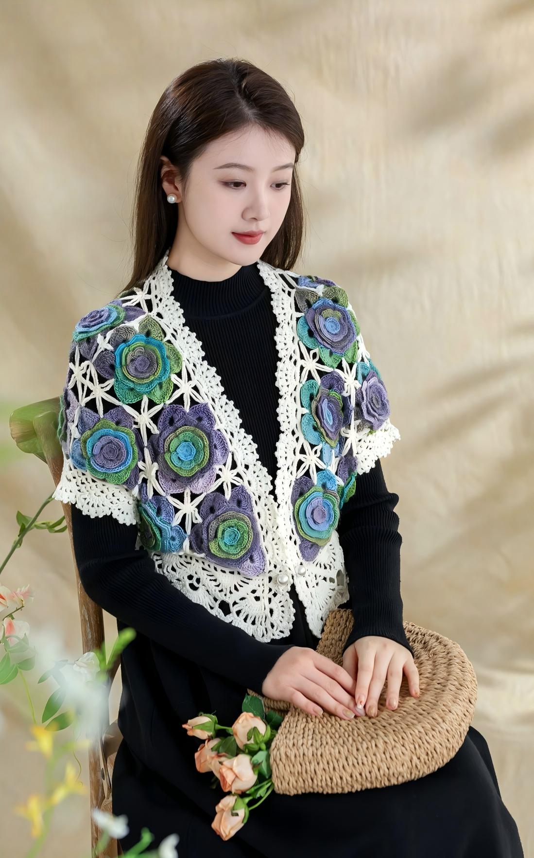 Daffodil Cardigan Crochet Pattern