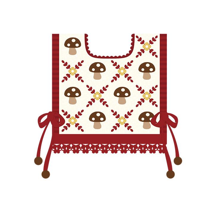 Mushroom Patchwork Vest Crochet Yarn Kit | Forest Series | Susan's Family