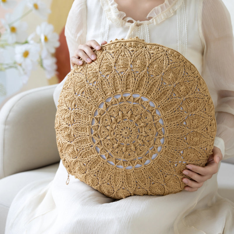 Fuyu Embossed Cushion Cover Crochet Pattern