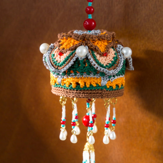 Yuanji Imperial Canopy Sachet Crochet Yarn Kit | Dunhuang Series | Susan's Family