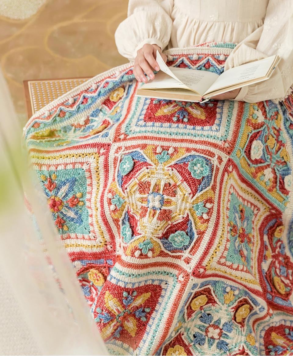 Azerbaijan Blanket Crochet Yarn Kit