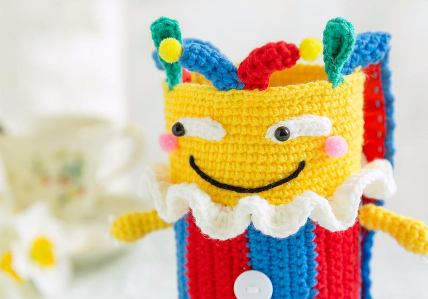 Cheerful Cup Cozy Crochet Kit