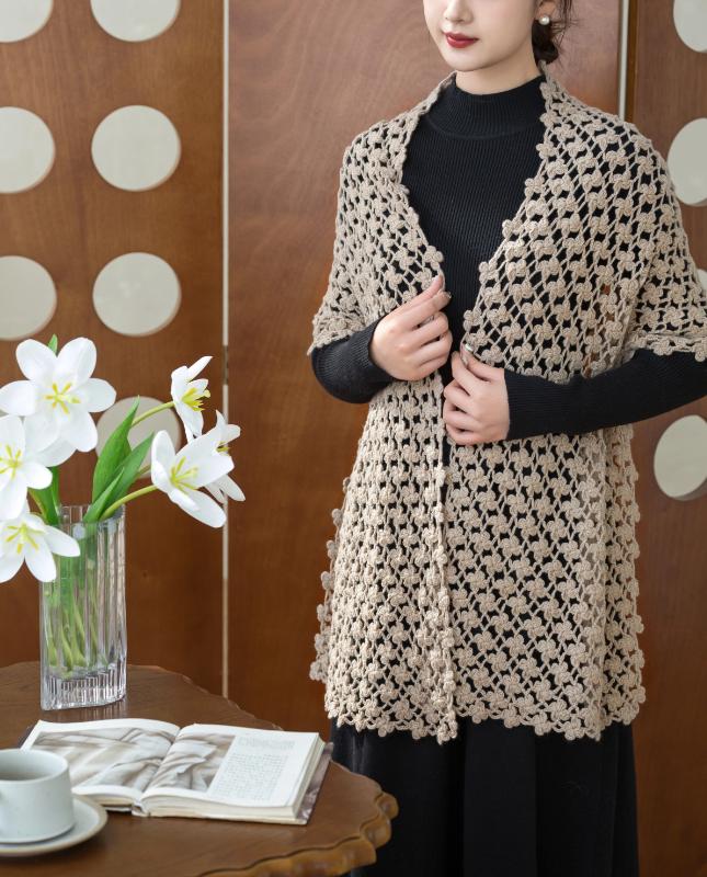 Clover Shawl Crochet Digital Pattern
