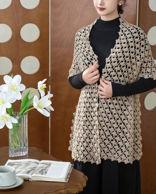 Kit de fil à crocheter pour châle Clover