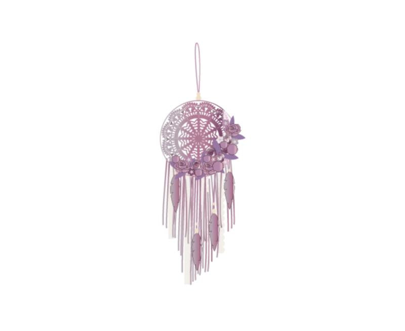 Floral Feather Dreamcatcher Crochet Yarn Kit
