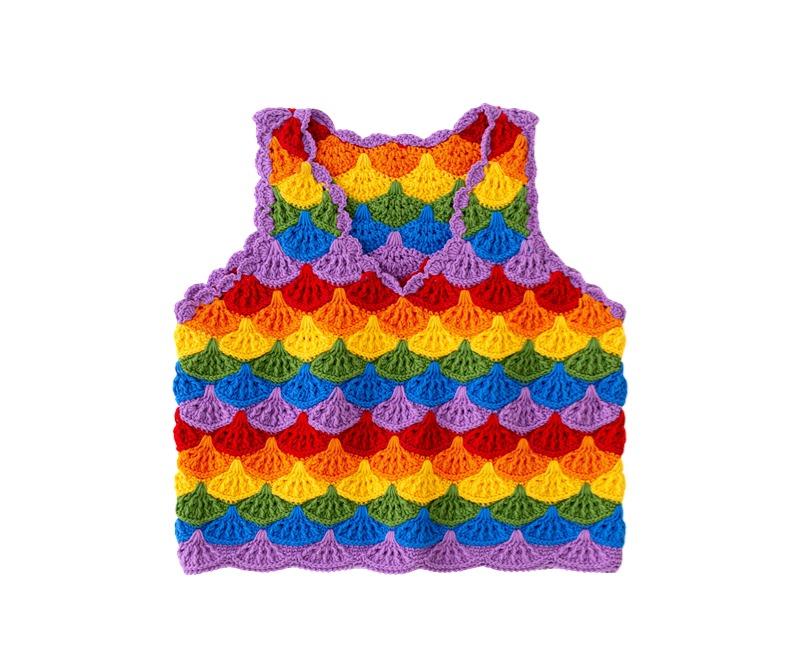 Shell Hues Vest Crochet Yarn Kit