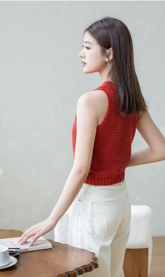 HongKong Times Vest Crochet Yarn Kit