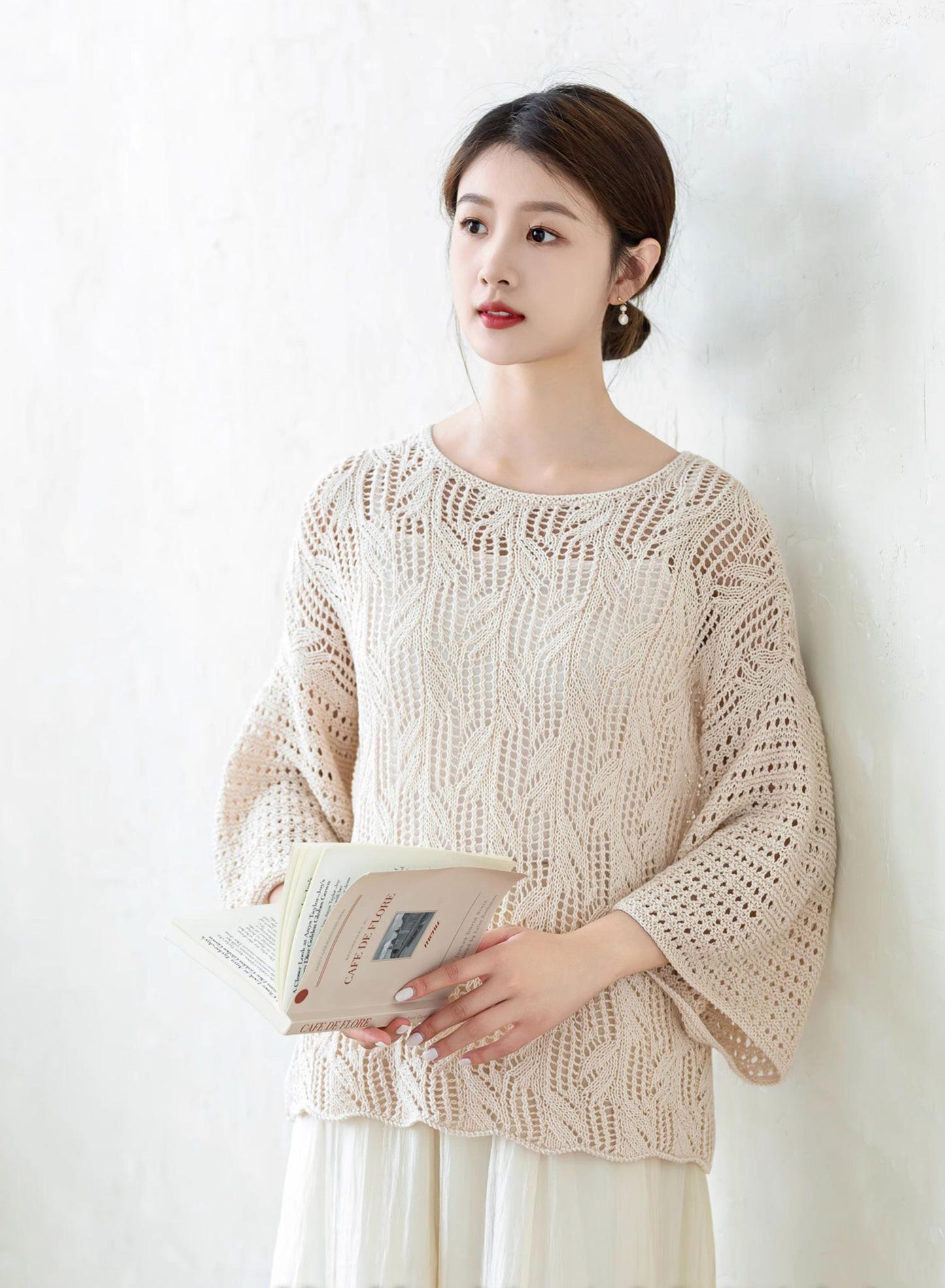 Rhiannon Bell Sleeves Top Knit Yarn Kit