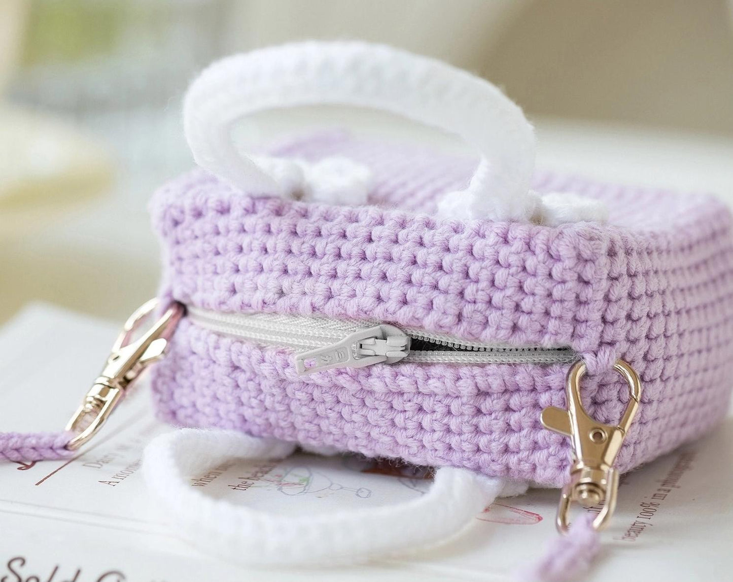 Flower Mini Bag Crochet Yarn Kit