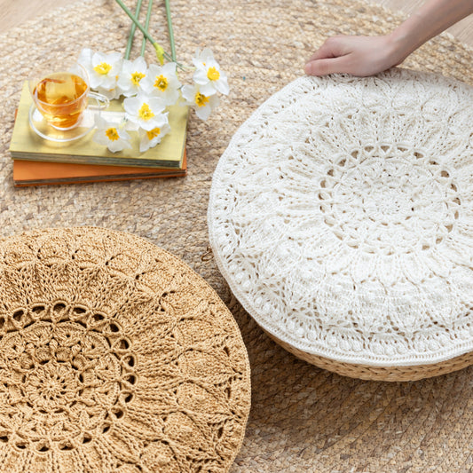 Fuyu Embossed Cushion Cover Crochet Pattern