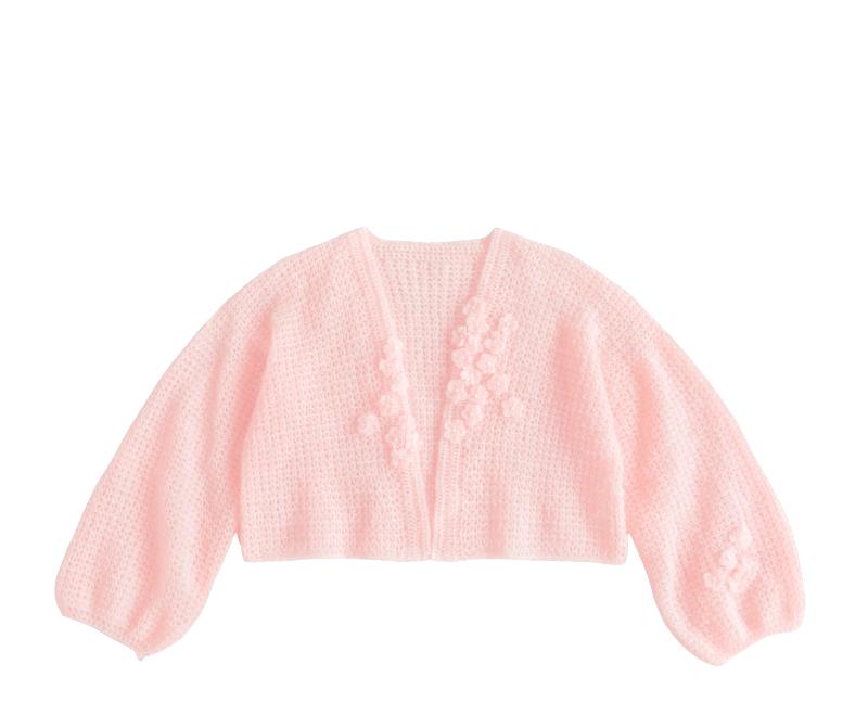 Crescent Moon Cardigan Crochet Yarn Kit