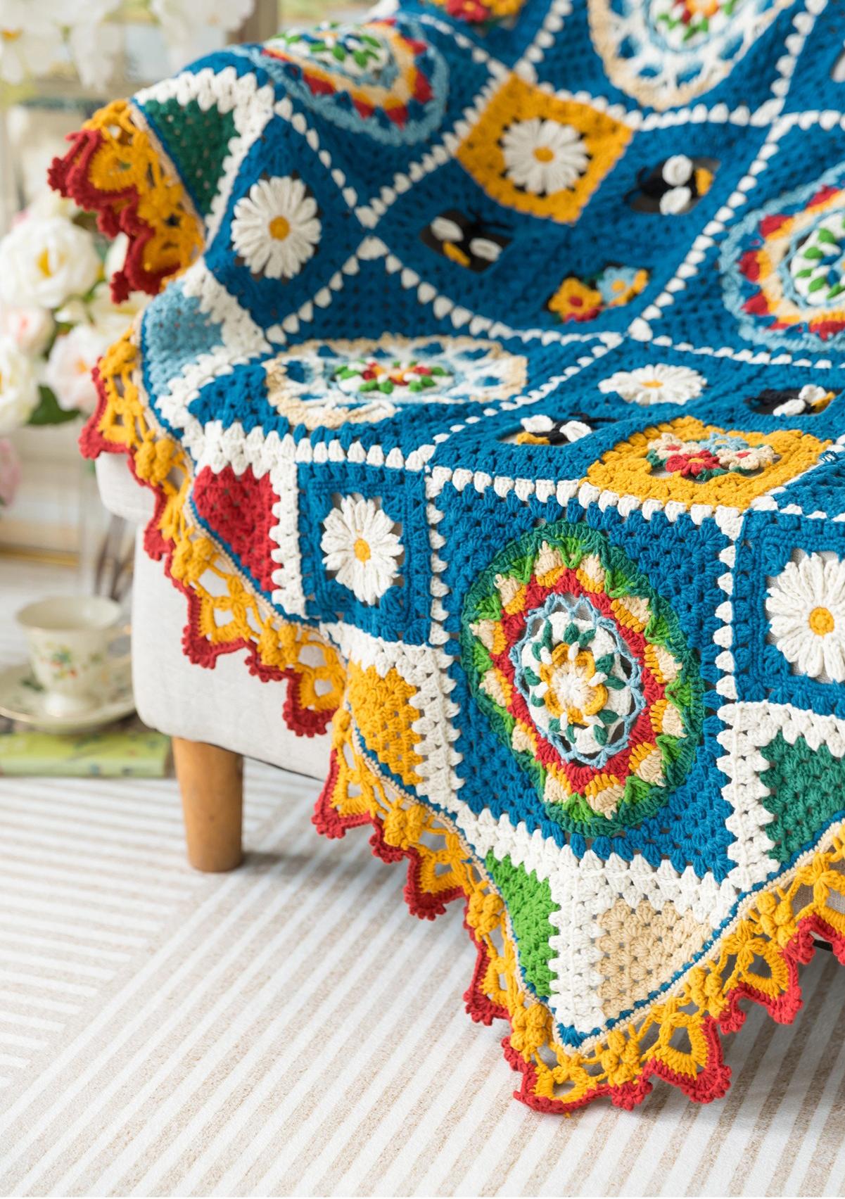 Secret Garden Blanket Crochet Pattern
