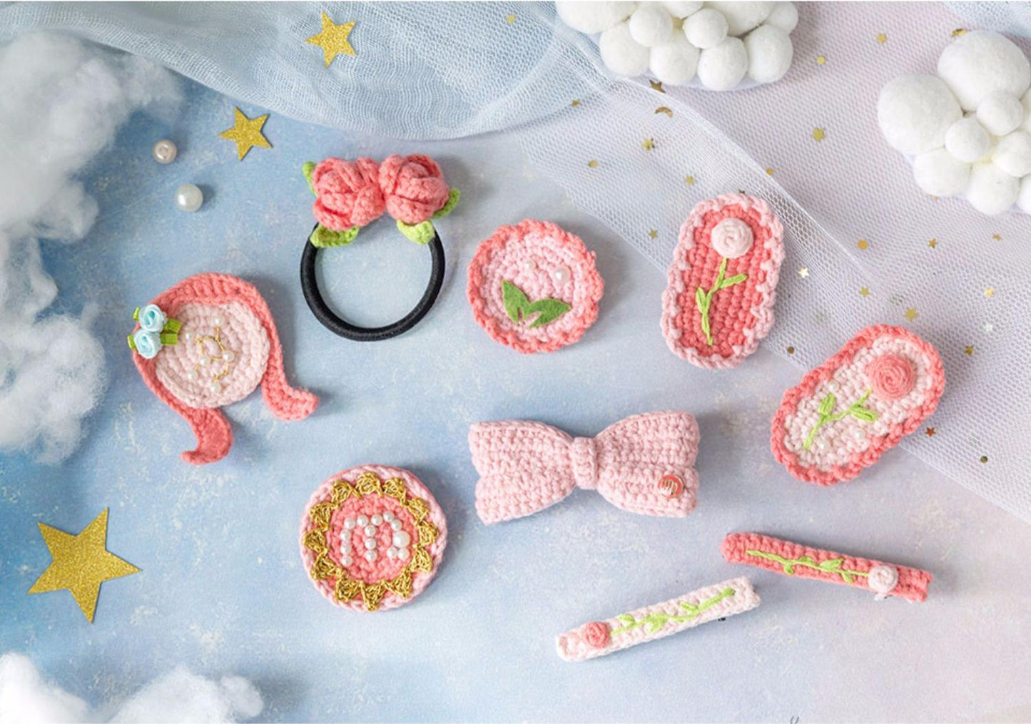 Constellation Hair Pin Crochet Pattern